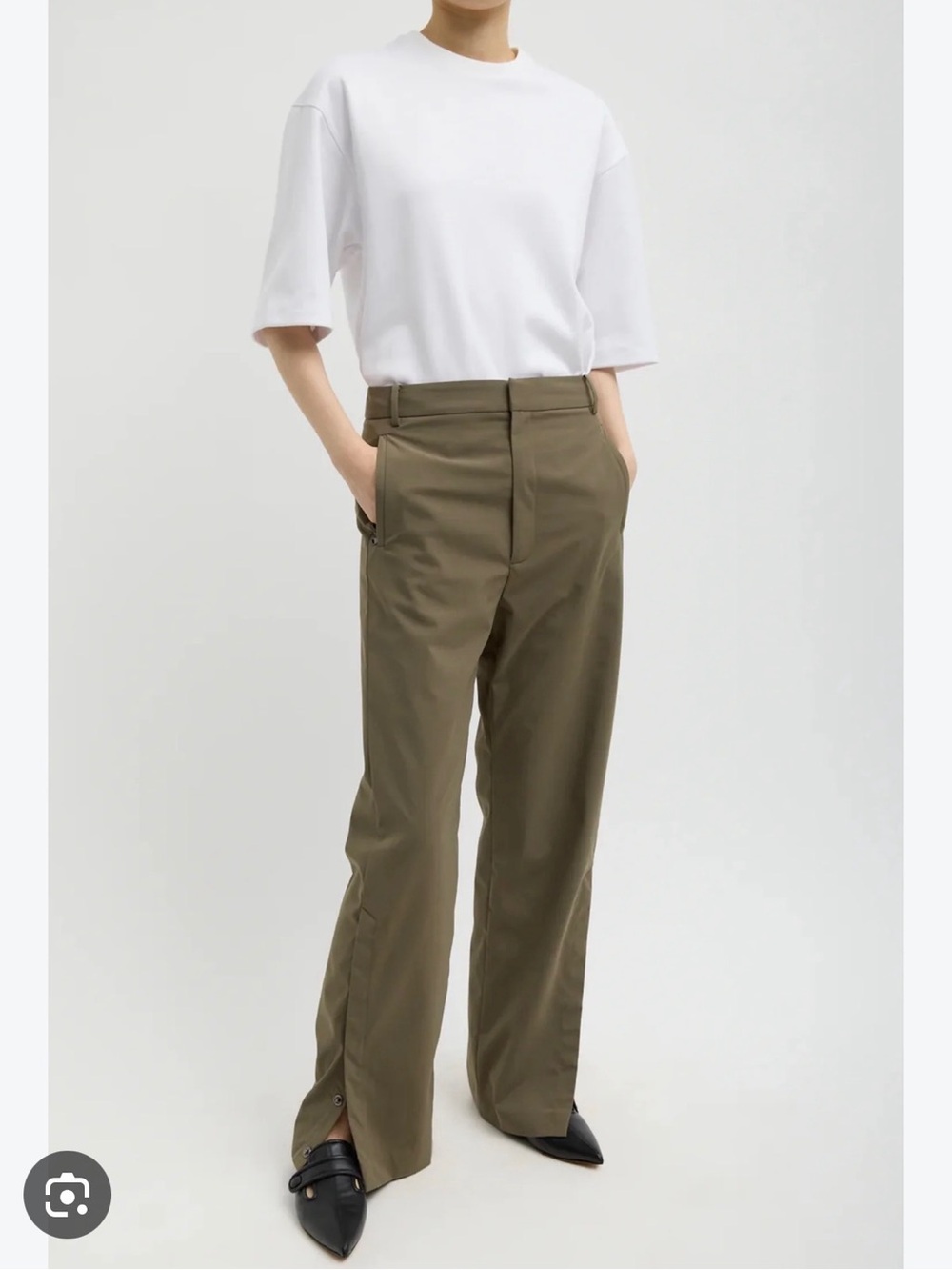 Tibi Tech Suiting Mark Trouser - Picture 2 of 7